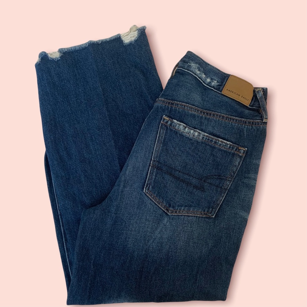 AEO Wide Leg Crop Jeans